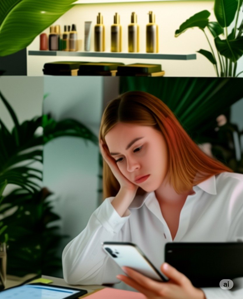 Persona abrumada con muchas notas adhesivas.